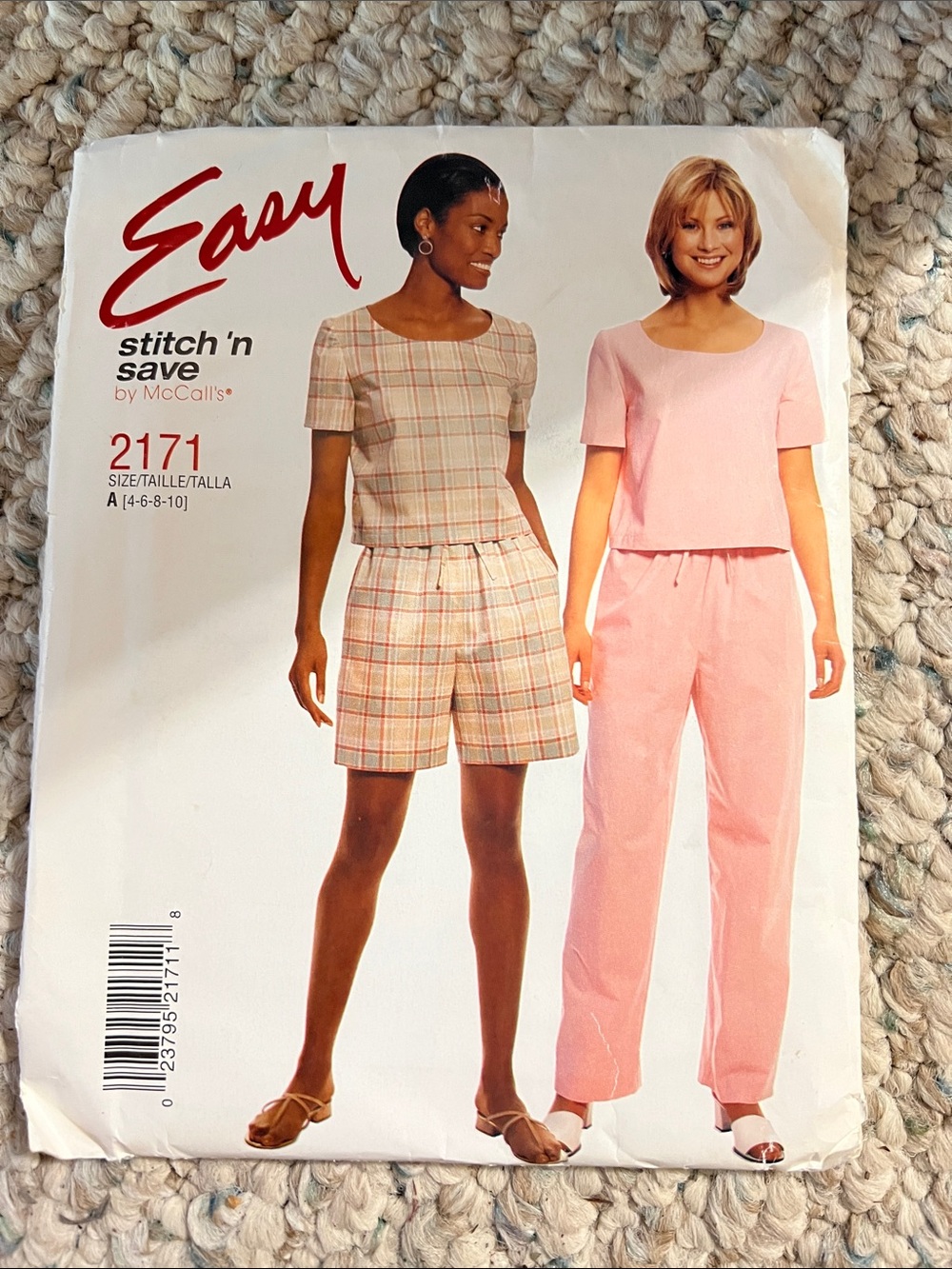 adidas Women's Light Pink Lounge Top & Drawstring Pants Set